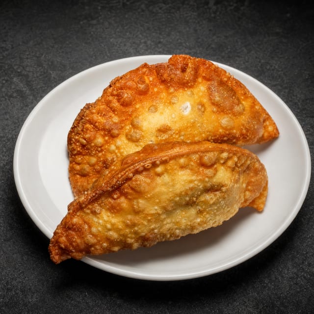 Pepperoni & Cheese Empanada.