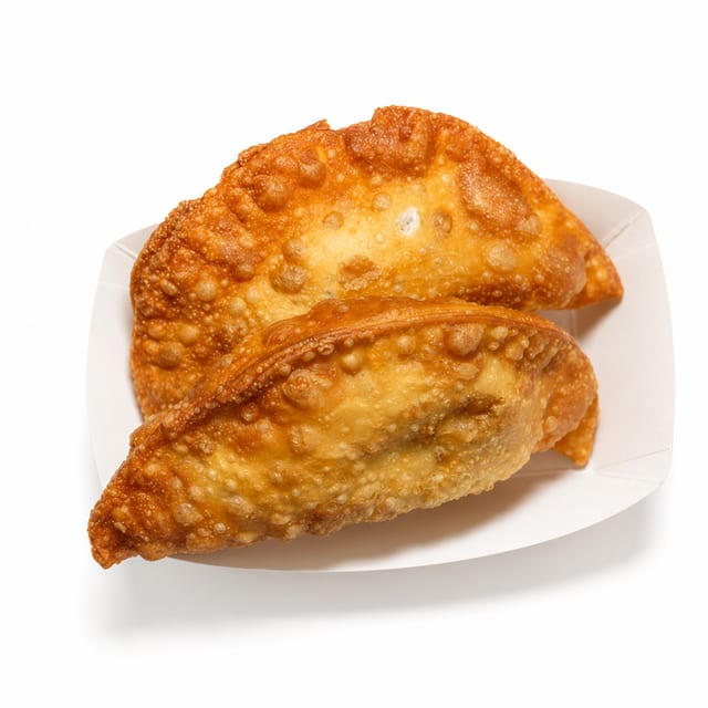 Spinach & Cheese With Mushrooms Empanada.