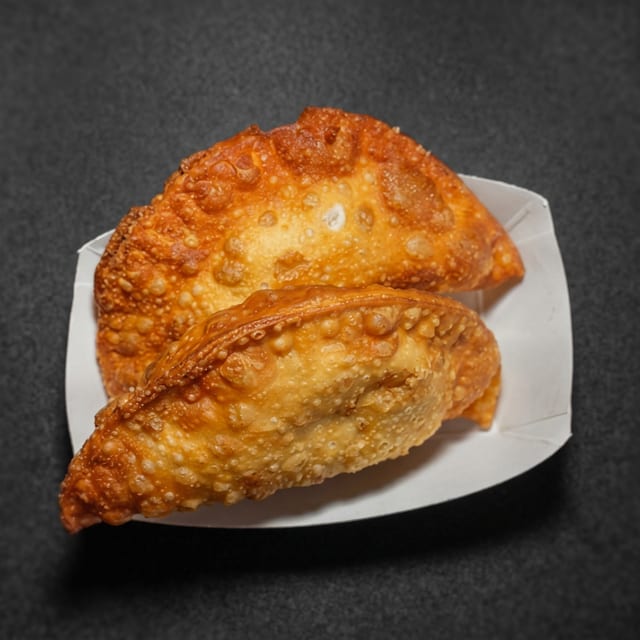 Pepperoni & Cheese Empanada.